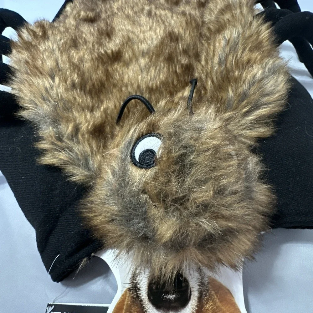 Halloween Dog Costume Spider with Soft Fur Size Large Extra Large! NWT